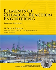 Buy Elements Of Chemical Reaction Engineering