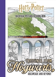 Buy Harry Potter: Greetings From Hogwarts, Hogsmeade, And Beyond! : An Official Postcard Colouring Book
