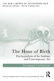 Buy Hour Of Birth Psychoanalysis Of The Sublime And Contemporary Art