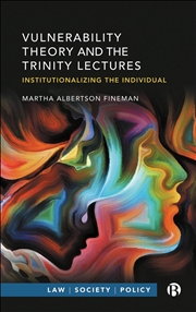 Buy Vulnerability Theory And The Trinity Lectures : Institutionalizing The Individual
