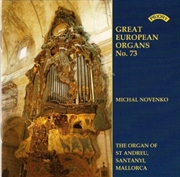 Buy Great European Organs No. 73: St. Andreu. Santanyi. Mallorca