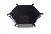 Buy MDG Fold Up Velvet Dice Tray Hexagon: Black (Premium Packaging)
