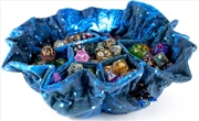 Buy MDG Velvet Compartment Dice Bag with Pockets: Galaxy