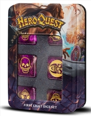 Buy MDG HeroQuest First Light D6 Dice Set
