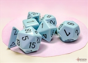 Buy Chessex Polyhedral 7-Die Set Opaque Pastel Blue/Black