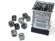 Buy Chessex 12mm D6 Dice Block Borealis Light Smoke/Silver (Luminary Effect)
