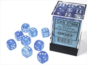 Buy Chessex 12mm D6 Dice Block Borealis Sky Blue/White (Luminary Effect)