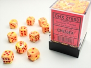 Buy Chessex 12mm D6 Dice Block Festive Sunburst/Red
