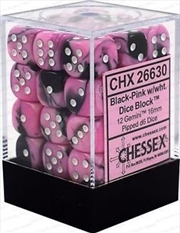 Buy Chessex 12mm D6 Dice Block Gemini Black-Pink/White<