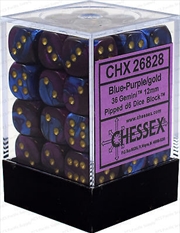 Buy Chessex 12mm D6 Dice Block Gemini Blue-Purple/Gold 