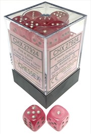 Buy Chessex 12mm D6 Dice Block Ghostly Pink/Silver 