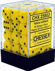 Buy Chessex 12mm D6 Dice Block Opaque Yellow/Black 