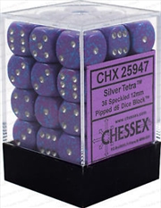 Buy Chessex 12mm D6 Dice Block Speckled Silver Tetra