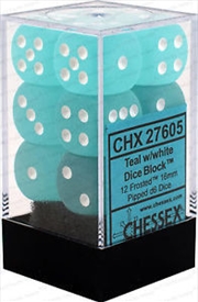 Buy Chessex 16mm D6 Dice Block Frosted Teal/White