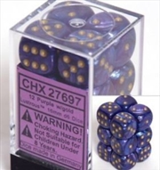 Buy Chessex 16mm D6 Dice Block Lustrous Purple/Gold 