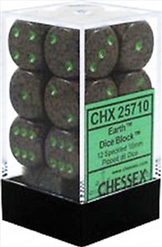 Buy Chessex 16mm D6 Dice Block Speckled Earth 