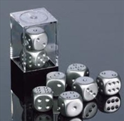 Buy Chessex 16mm D6 Pair Metallic Aluminum (Matte Finish)