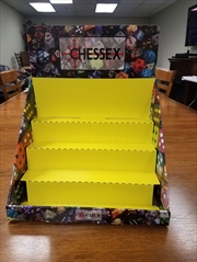 Buy Chessex Large Yellow-Step Full-Color Dice Set Cardboard Display (holds up to 28 sets)