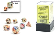 Buy Chessex Mini-Polyhedral 7-Die Set Festive Circus/Black