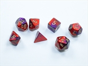 Buy Chessex Mini-Polyhedral 7-Die Set Gemini Purple-Red/Gold 