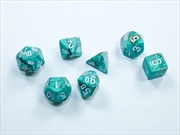 Buy Chessex Mini-Polyhedral 7-Die Set Marble Oxi-Copper/White 