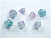 Buy Chessex Mini-Polyhedral 7-Die Set Nebula Wisteria/White 