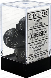 Buy Chessex Polyhedral 7-Die Set Speckled Ninja