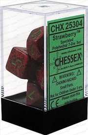 Buy Chessex Polyhedral 7-Die Set Speckled Strawberry