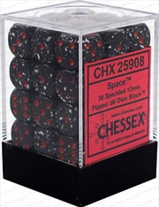 Buy Chessex Speckled 12mm D6 Space Dice Block (36 dice)