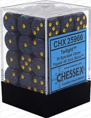 Buy Chessex Speckled 12mm D6 Twilight Dice Block (36 dice)