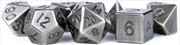 Buy MDG 16mm Metal Polyhedral Dice Set: Antique Silver