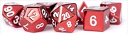 Buy MDG 16mm Metal Polyhedral Dice Set: Red