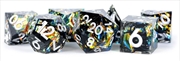 Buy MDG 16mm Handcrafted Sharp Edge Resin Polyhedral Dice Set: Simmering Coal