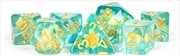 Buy MDG 16mm Resin Polyhedral Dice Set: Infused Turtle Dice
