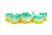 Buy MDG 16mm Resin Polyhedral Dice Set: Layered Stardust Tropics