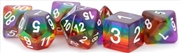 Buy MDG 16mm Resin Polyhedral Dice Set: Translucent Rainbow