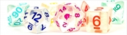 Buy MDG 16mm Resin Polyhedral Dice Set: Unicorn Rainbow Ice