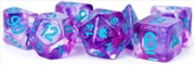 Buy MDG 16mm Resin Polyhedral Dice Set: Unicorn Violet Infusion