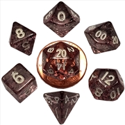 Buy MDG 10mm Mini Polyhedral Dice Set: Ethereal Black