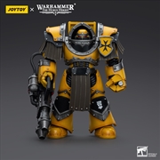 Buy Warhammer Collectibles: 1/18 Scale Imperial Fists Legion Cataphractii Terminator Squad with Flamer