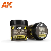 Buy AK Interactive - Dioramas - Dark & Dry Crackle Effects 100ml