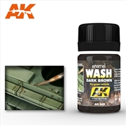 Buy AK Interactive - Weathering Products - Dark Wash For Green Vehicles 35ml