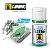 Buy Ammo by MIG -  Acrylic Filter - Phthalo Green