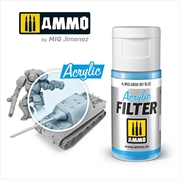 Buy Ammo by MIG -  Acrylic Filter - Sky Blue