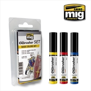 Buy Ammo by MIG -  Oilbrushers - Basic Colors Set