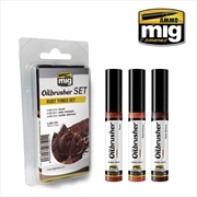 Buy Ammo by MIG -  Oilbrushers - Flesh Tones Set