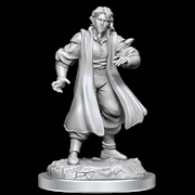 Buy Critical Role Unpainted Miniatures Male Human Sorcerer Merchant & Tiger Demon