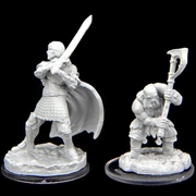Buy Critical Role Unpainted Minis: Westruun Militia Swordsman & Kraghammer Axeman