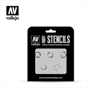 Buy Vallejo - Stencils - AFV Markings - Drum Oil Markings