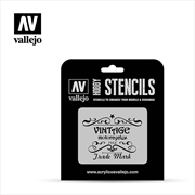 Buy Vallejo - Stencils - Lettering & Signs - Vintage Motorcycles Sign